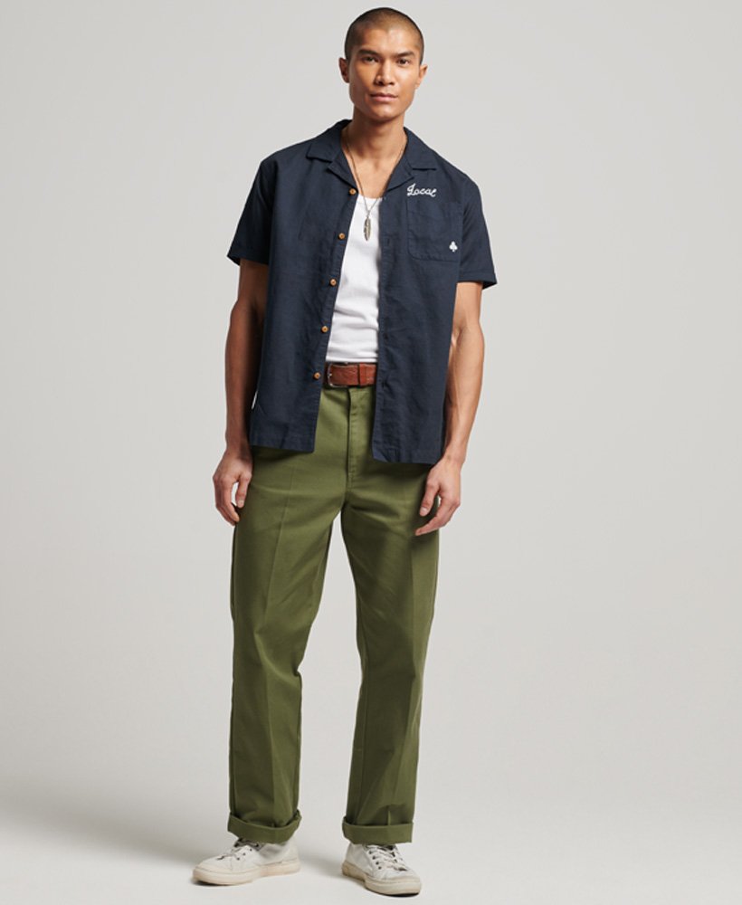 resort t-shirt met korte mouwen in eclipse navy