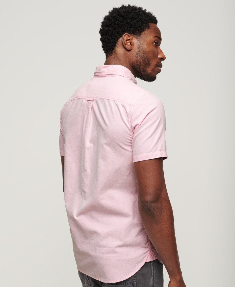 oxford overhemd met korte mouwen in city pink