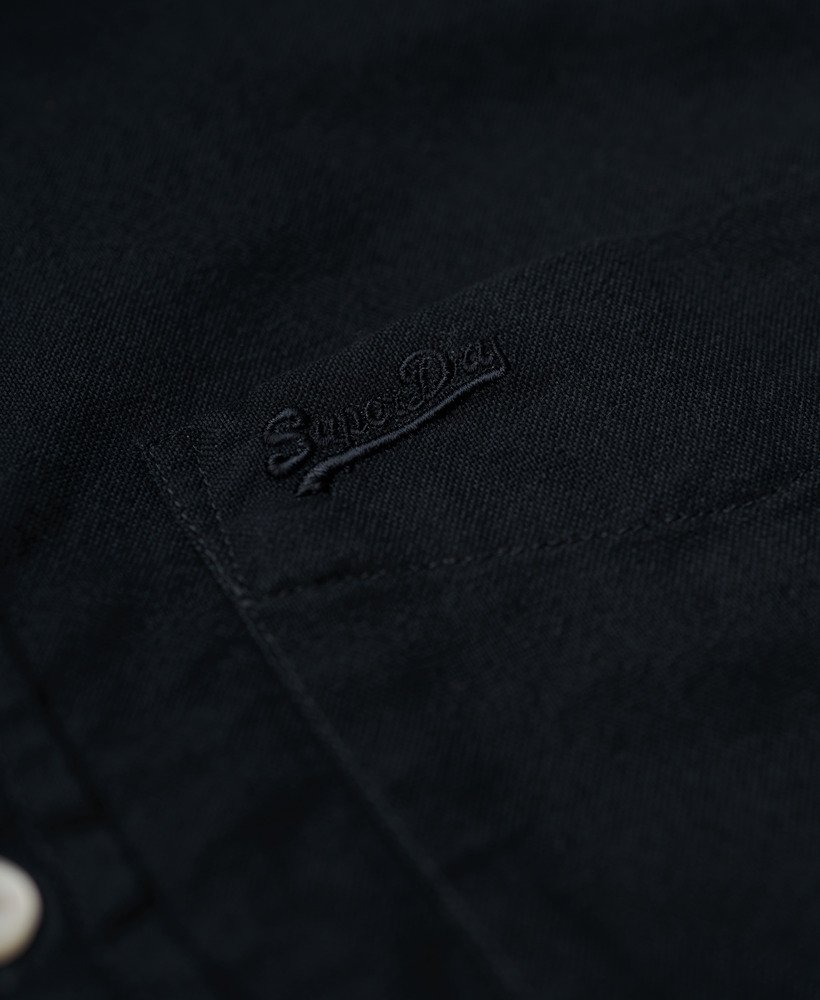 oxford overhemd met lange mouwen in eclipse navy