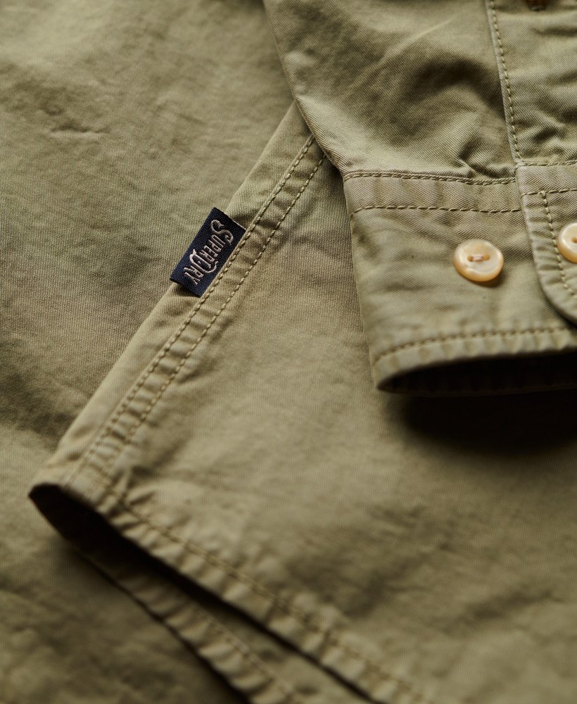 the merchant store - shirt met lange mouwen in licht kaki groen