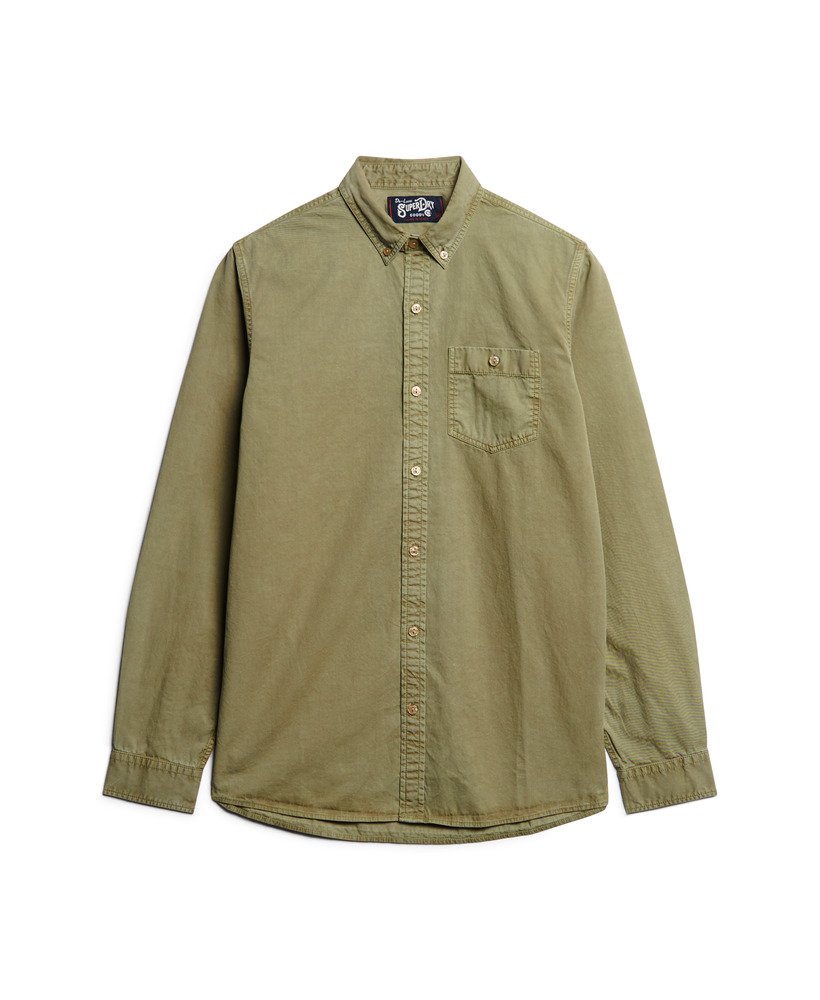 the merchant store - shirt met lange mouwen in licht kaki groen
