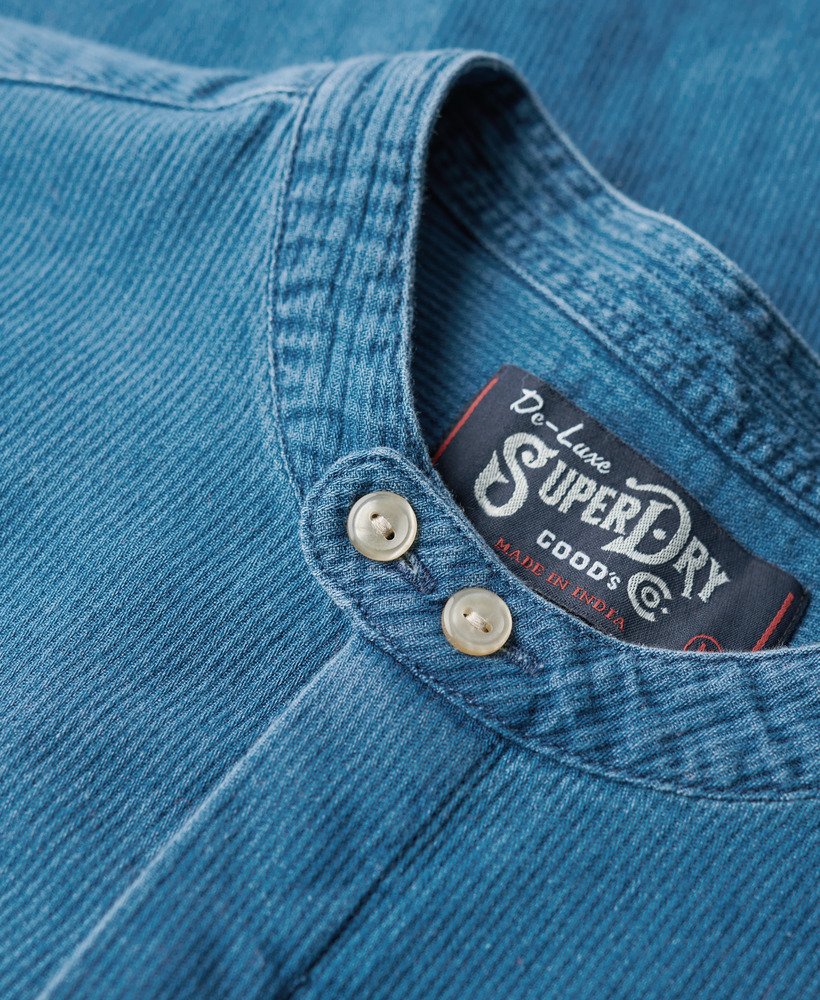 de merchant store - opa indigo shirt in heavy wash