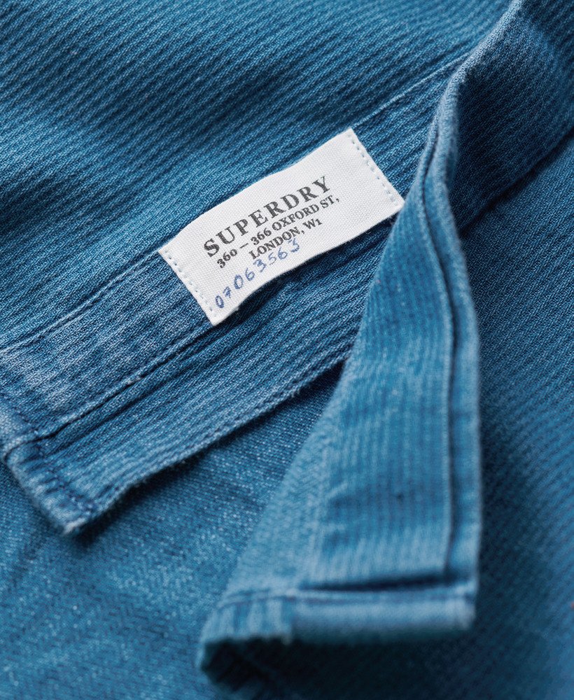 de merchant store - opa indigo shirt in heavy wash