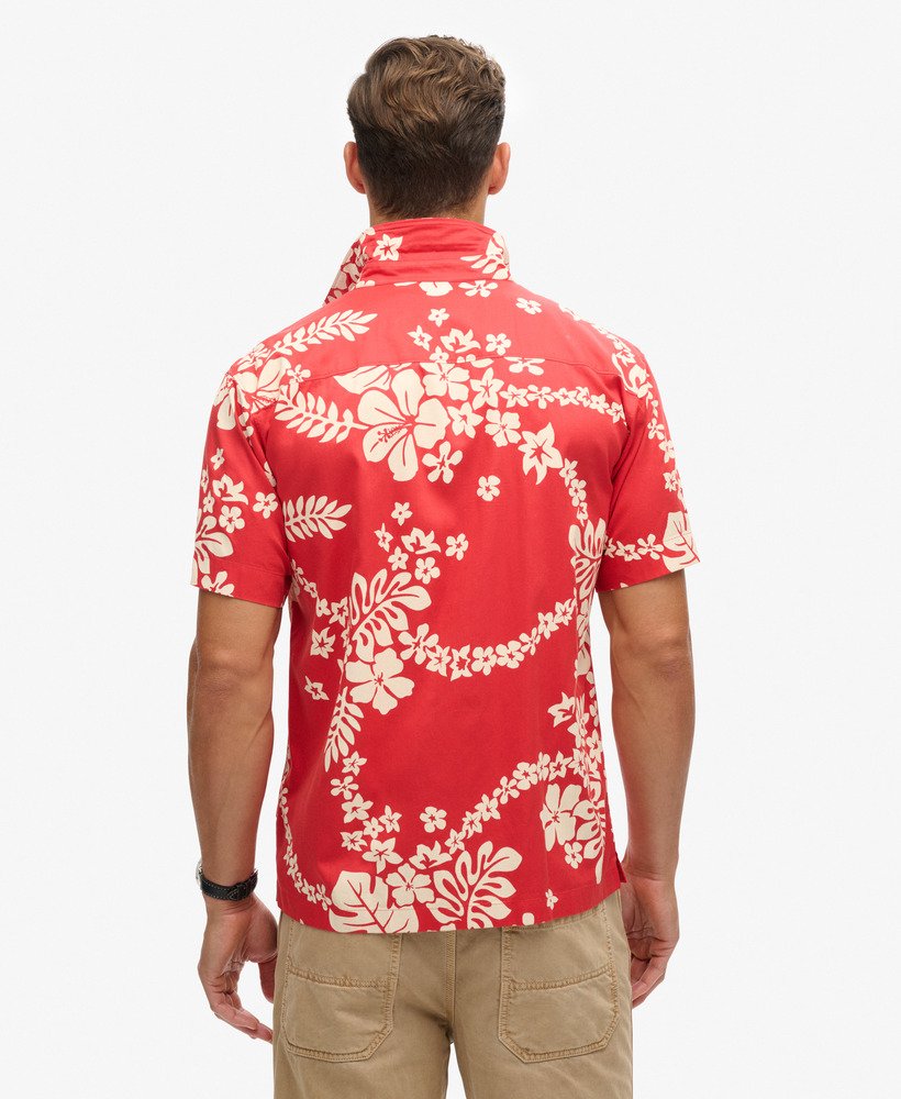 hawaiiaans shirt in surf school red