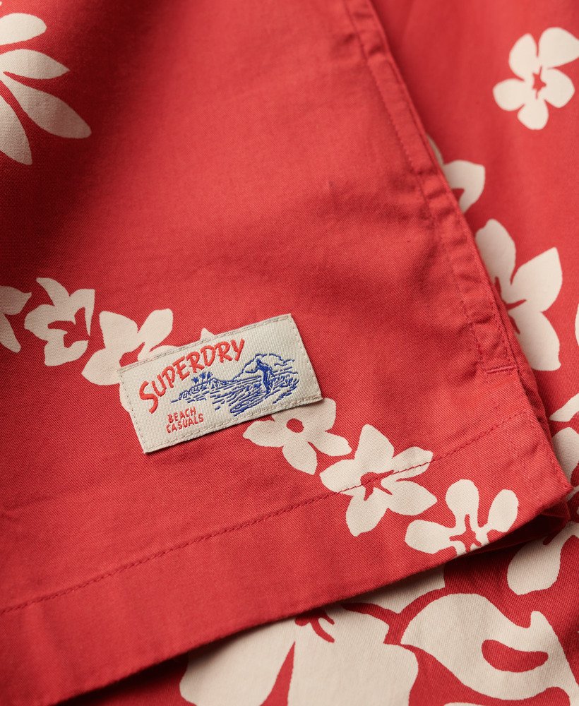 hawaiiaans shirt in surf school red