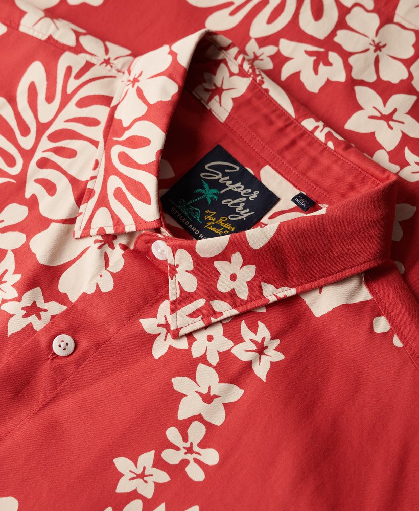 hawaiiaans shirt in surf school red