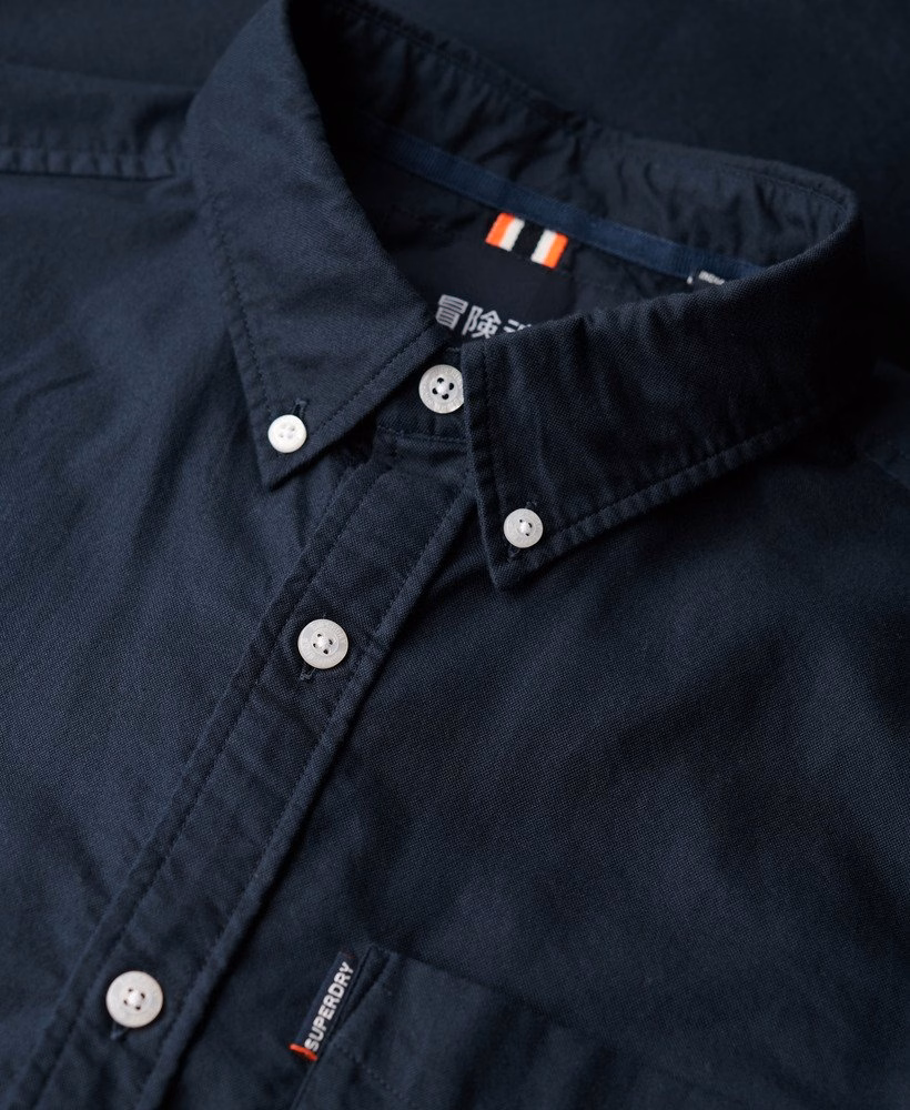 Essentiële Oxford-shirt met lange mouwen
