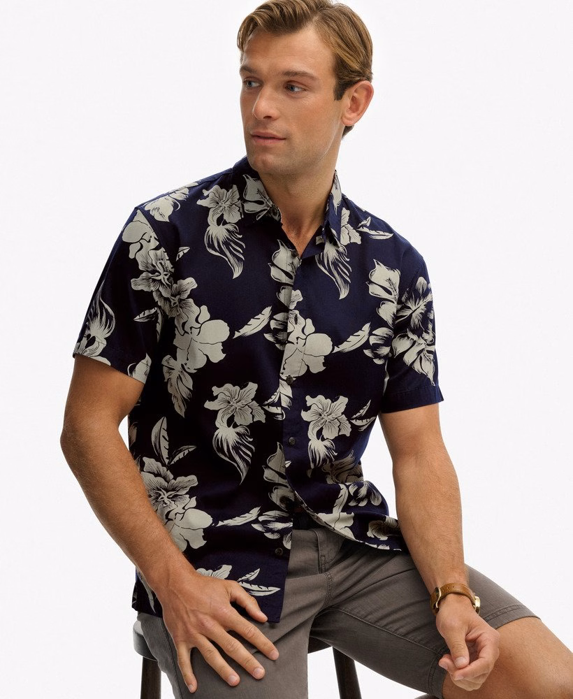 Hawaïaans bedrukt shirt