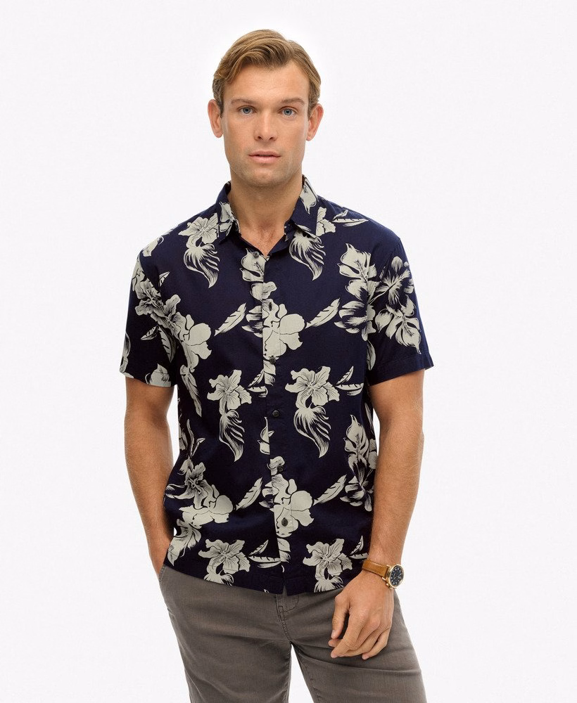Hawaïaans bedrukt shirt