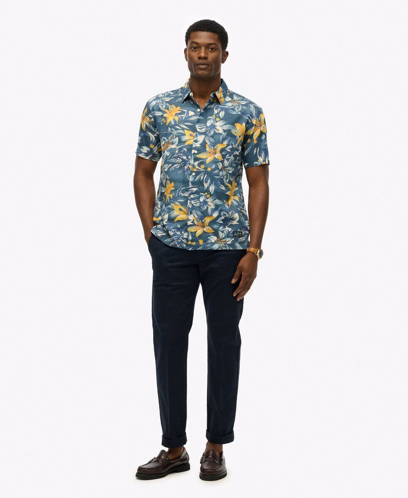 Hawaïaans bedrukt shirt
