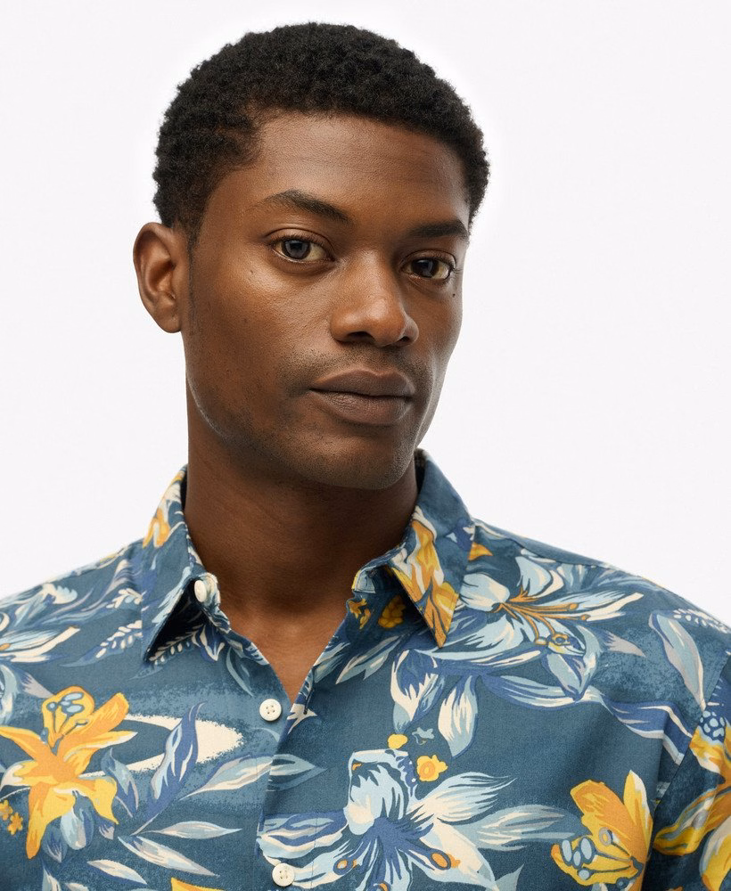 Hawaïaans bedrukt shirt