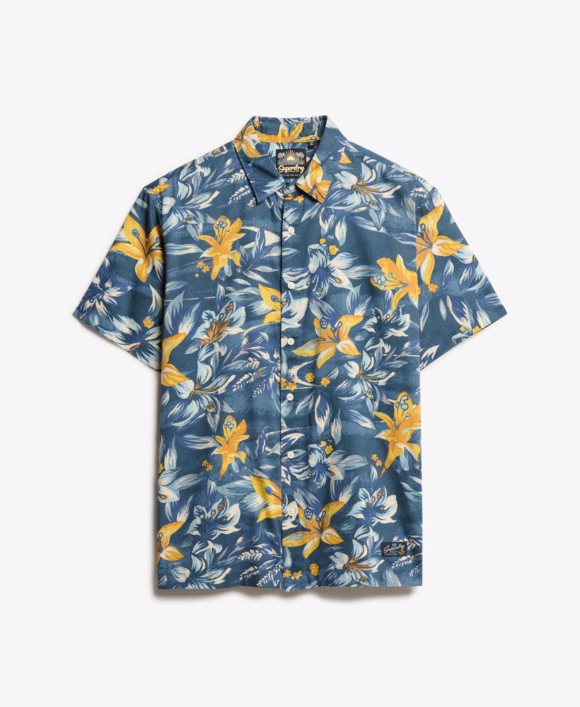 Hawaïaans bedrukt shirt