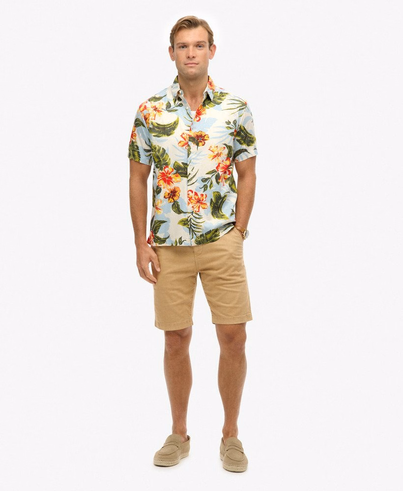 Hawaïaans bedrukt shirt