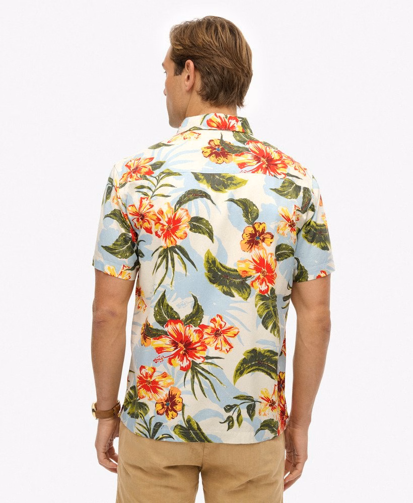 Hawaïaans bedrukt shirt