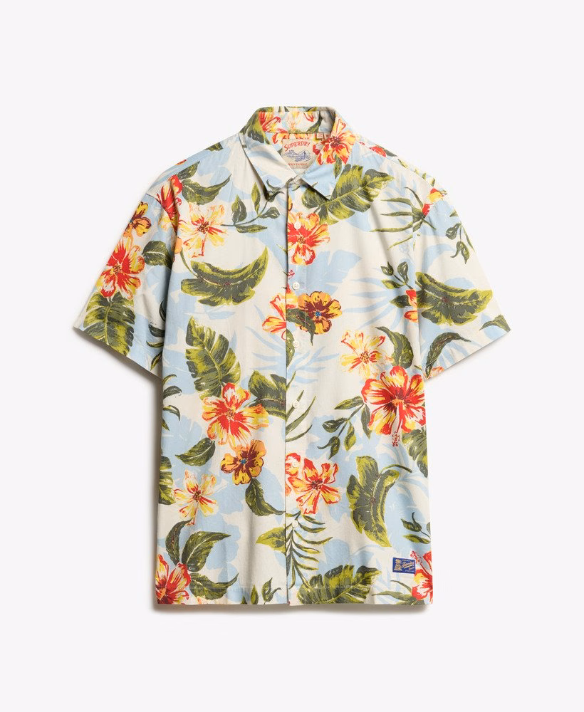Hawaïaans bedrukt shirt