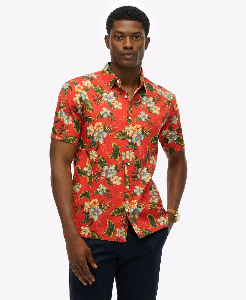 Hawaïaans bedrukt shirt