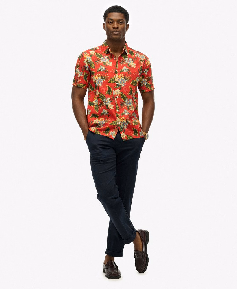 Hawaïaans bedrukt shirt
