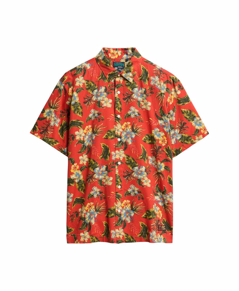 Hawaïaans bedrukt shirt