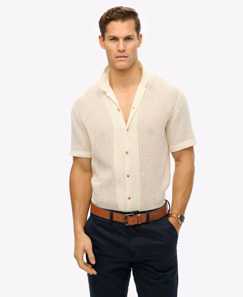 Gebreid textuurshirt