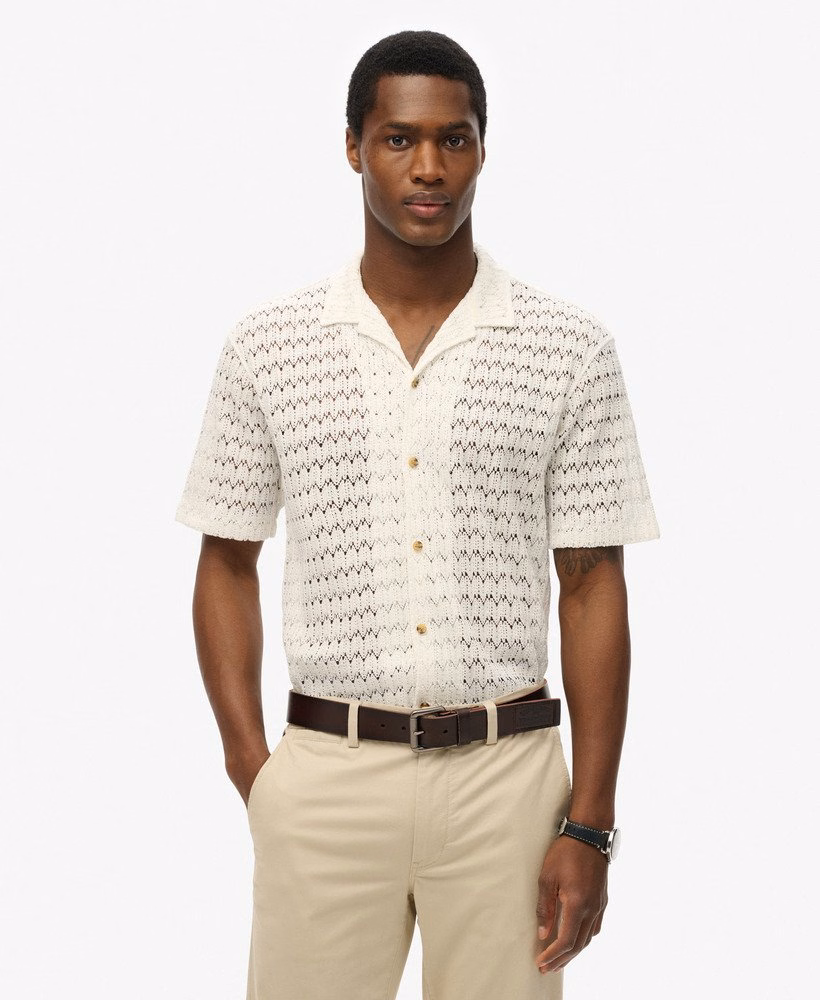 Gebreid textuurshirt