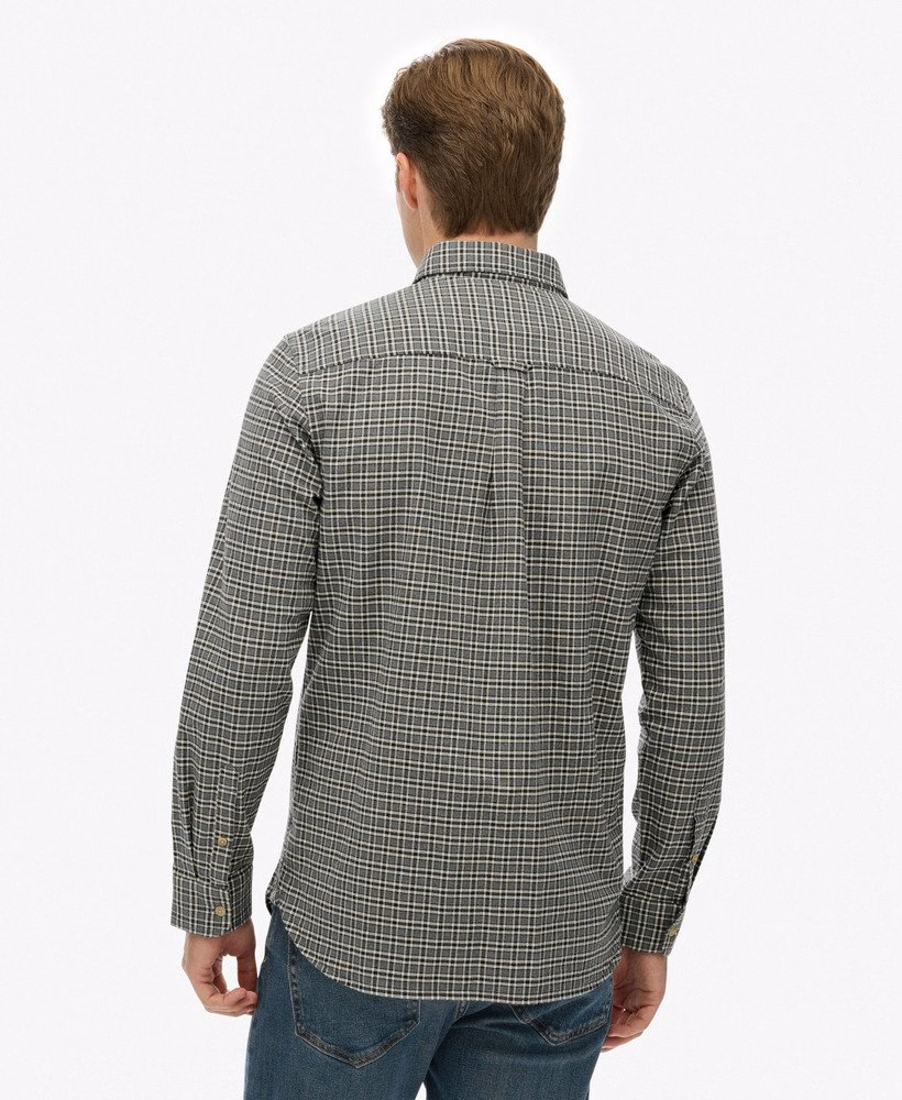 Premium geruit Oxford-shirt