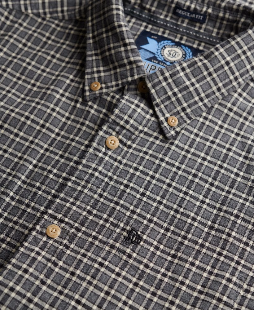 Premium geruit Oxford-shirt