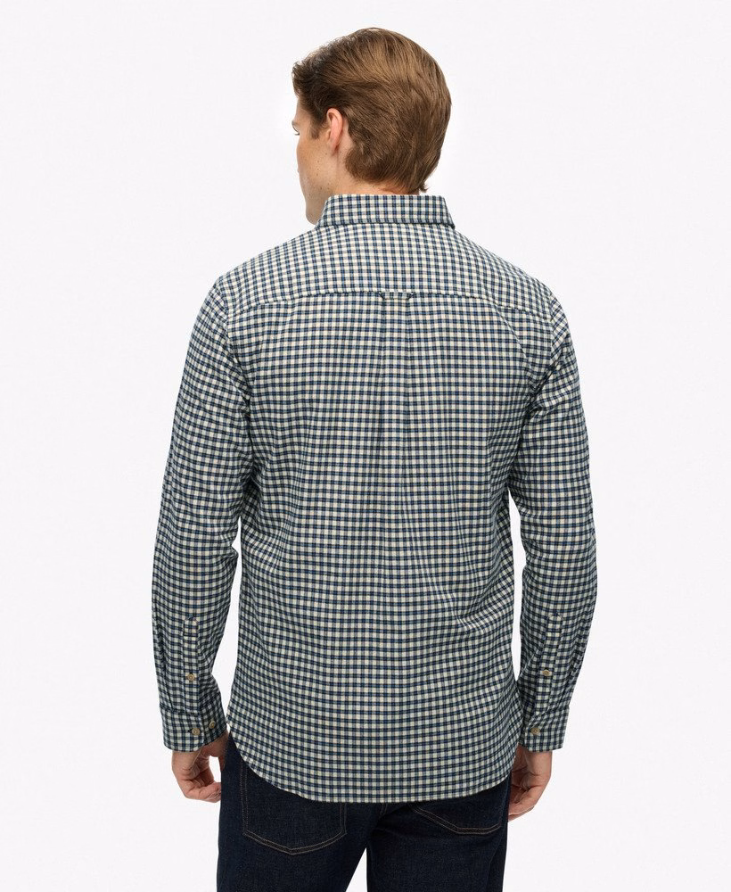 Premium geruit Oxford-shirt