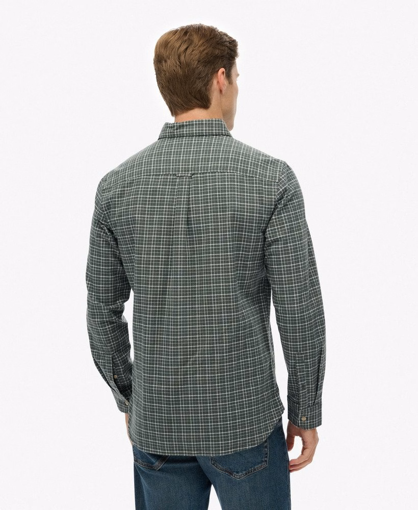 Premium geruit Oxford-shirt