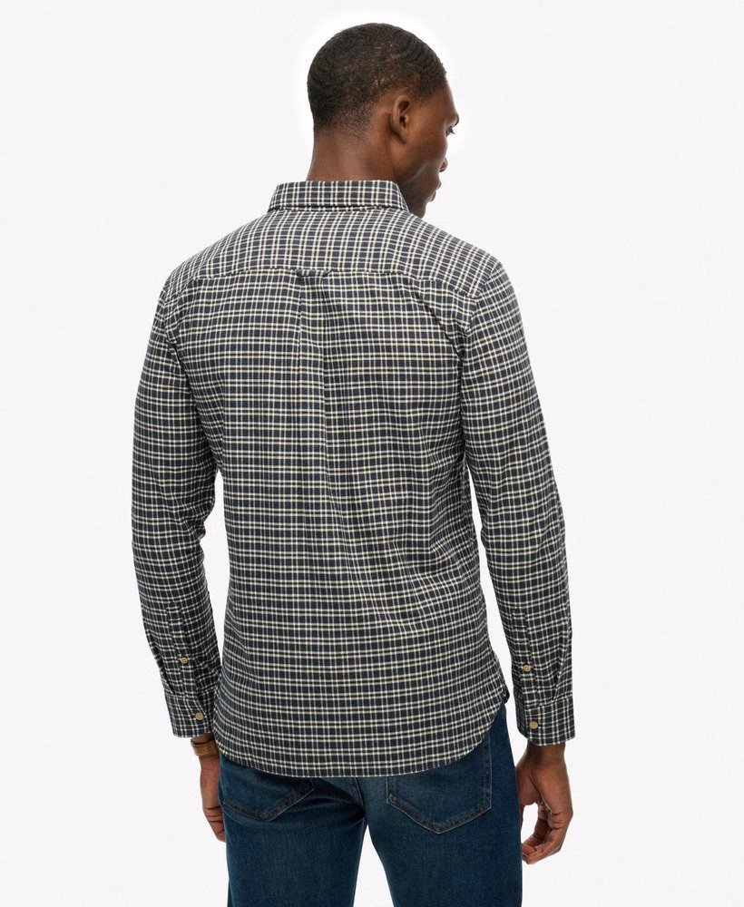 Premium geruit Oxford-shirt