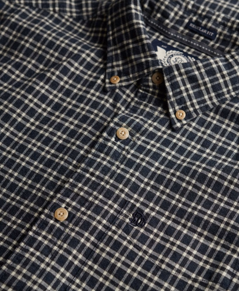 Premium geruit Oxford-shirt
