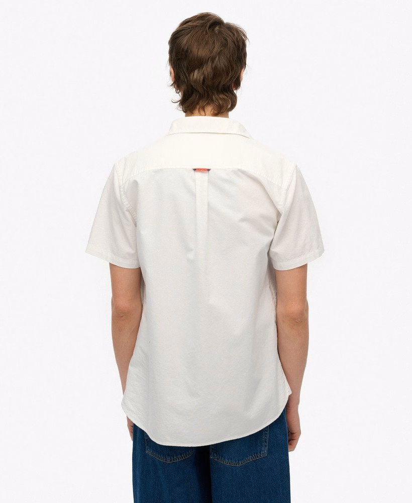 Oxford overhemd met korte mouwen