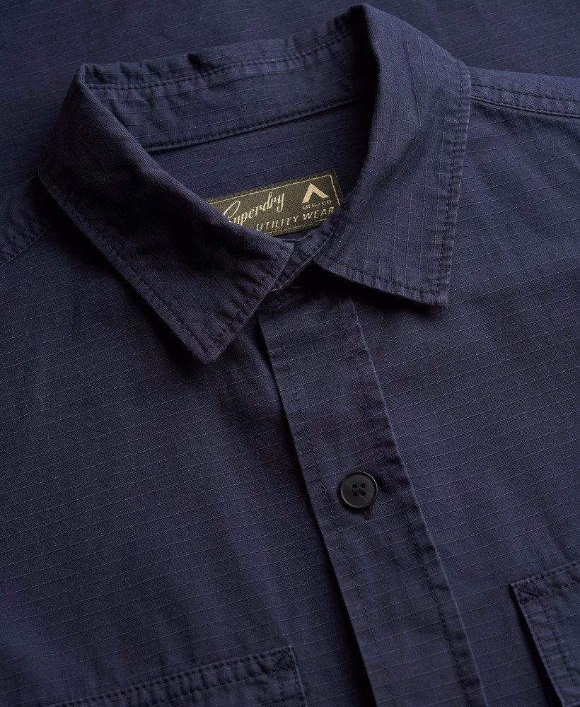 Militair shirt met lange mouwen