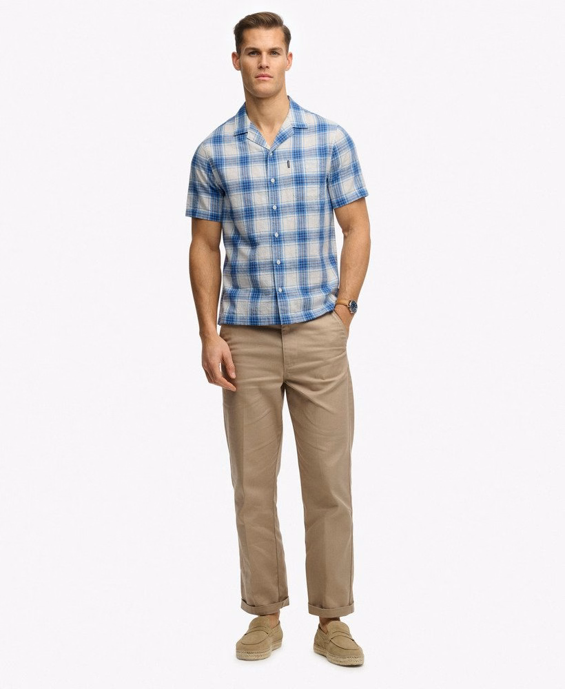Cabana geruit shirt met korte mouwen