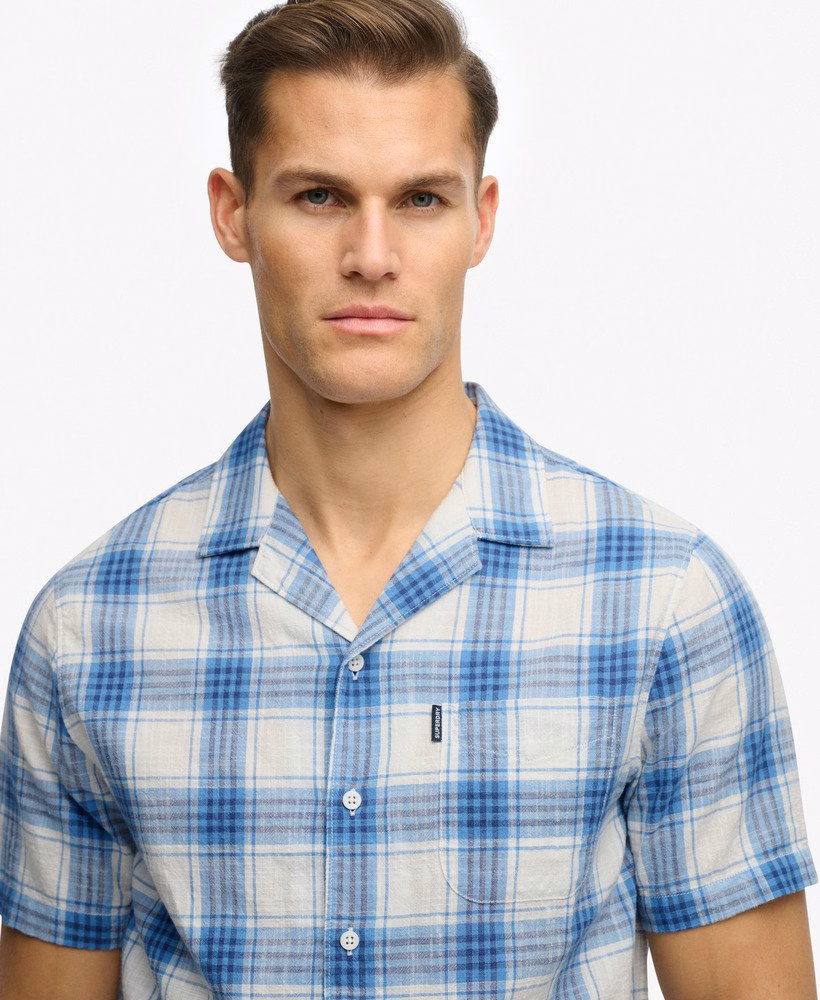 Cabana geruit shirt met korte mouwen