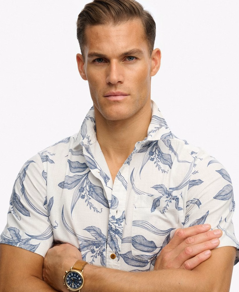 Vintage Loom T-shirt met korte mouwen