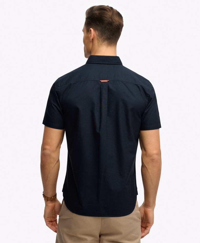 Essentials Oxford overhemd met korte mouwen