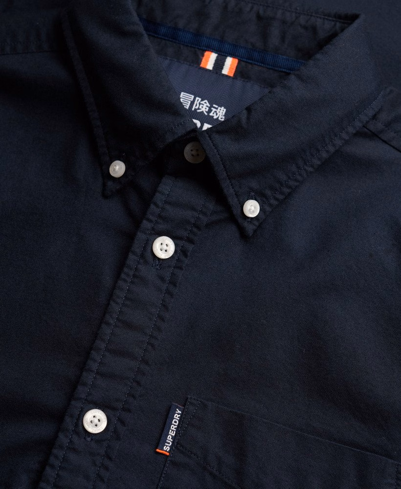 Essentials Oxford overhemd met korte mouwen