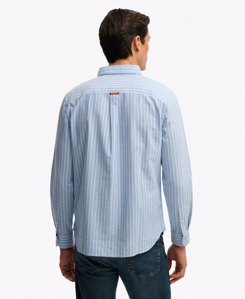 Essentieel Oxford overhemd met lange mouwen