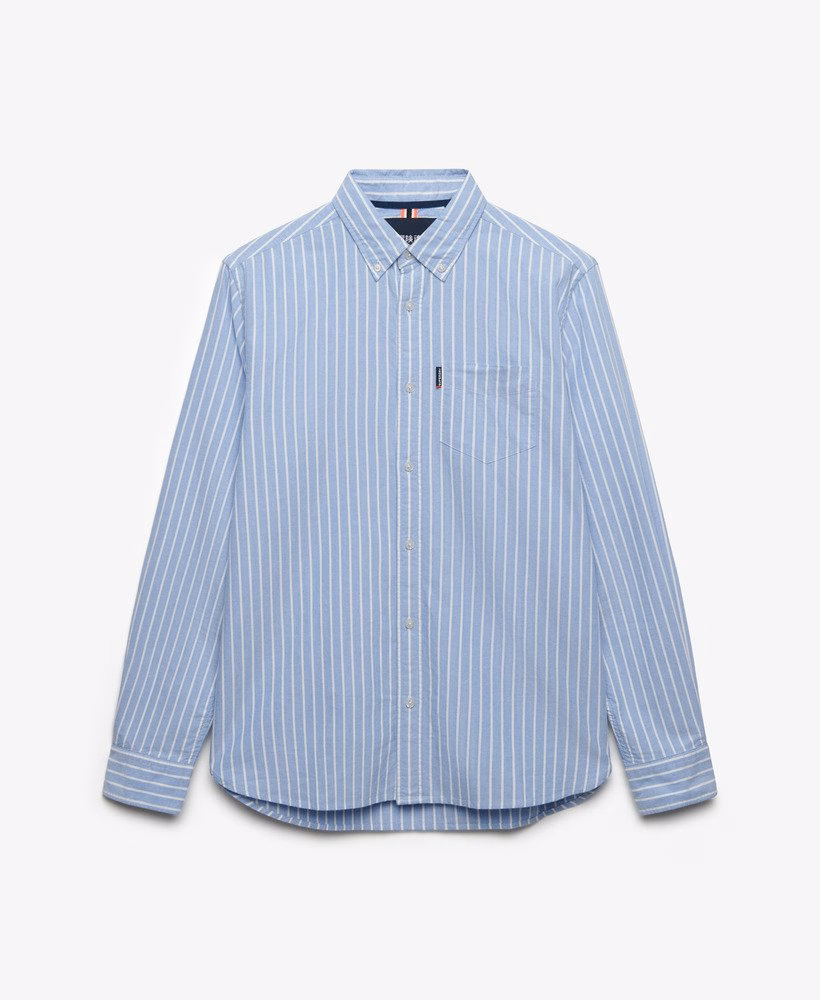 Essentieel Oxford overhemd met lange mouwen