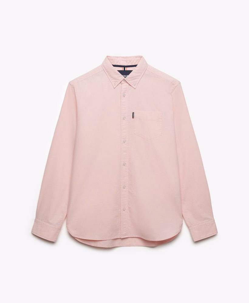 Essentieel Oxford overhemd met lange mouwen