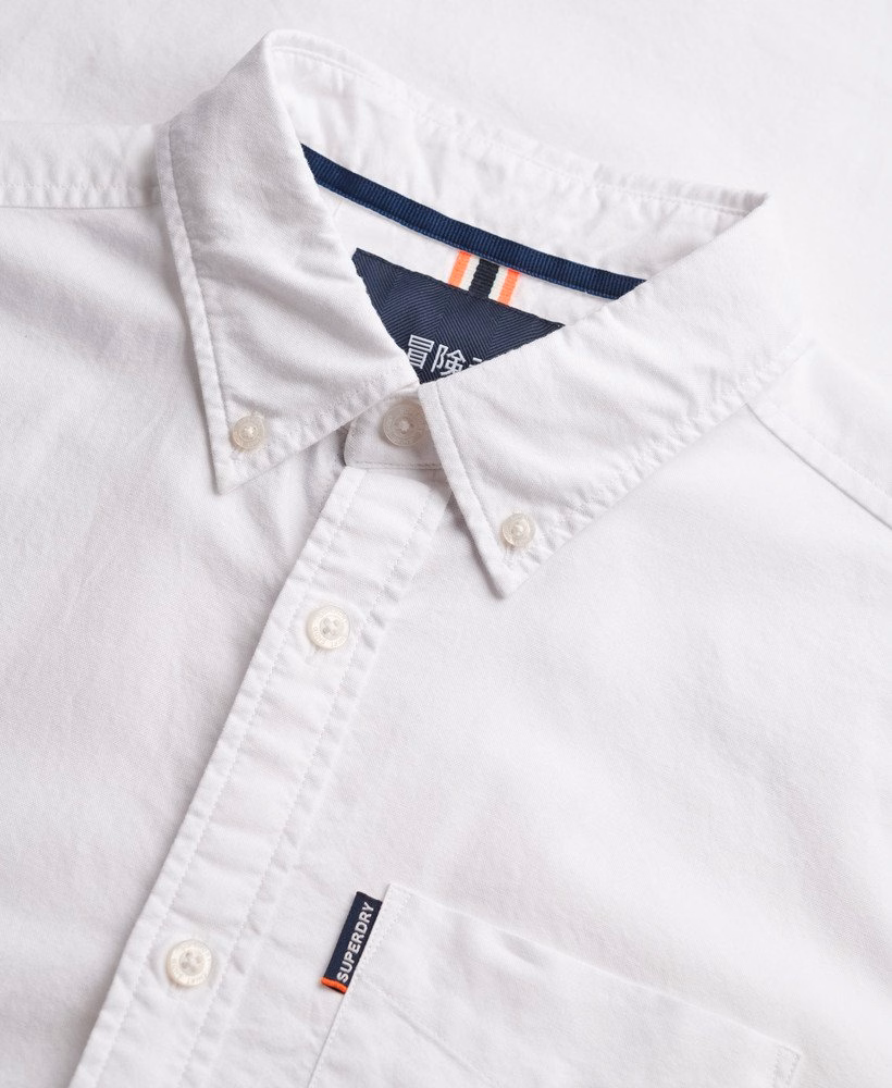 Essentieel Oxford overhemd met lange mouwen