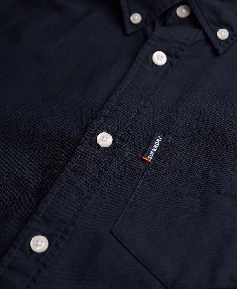 Essentieel Oxford overhemd met lange mouwen