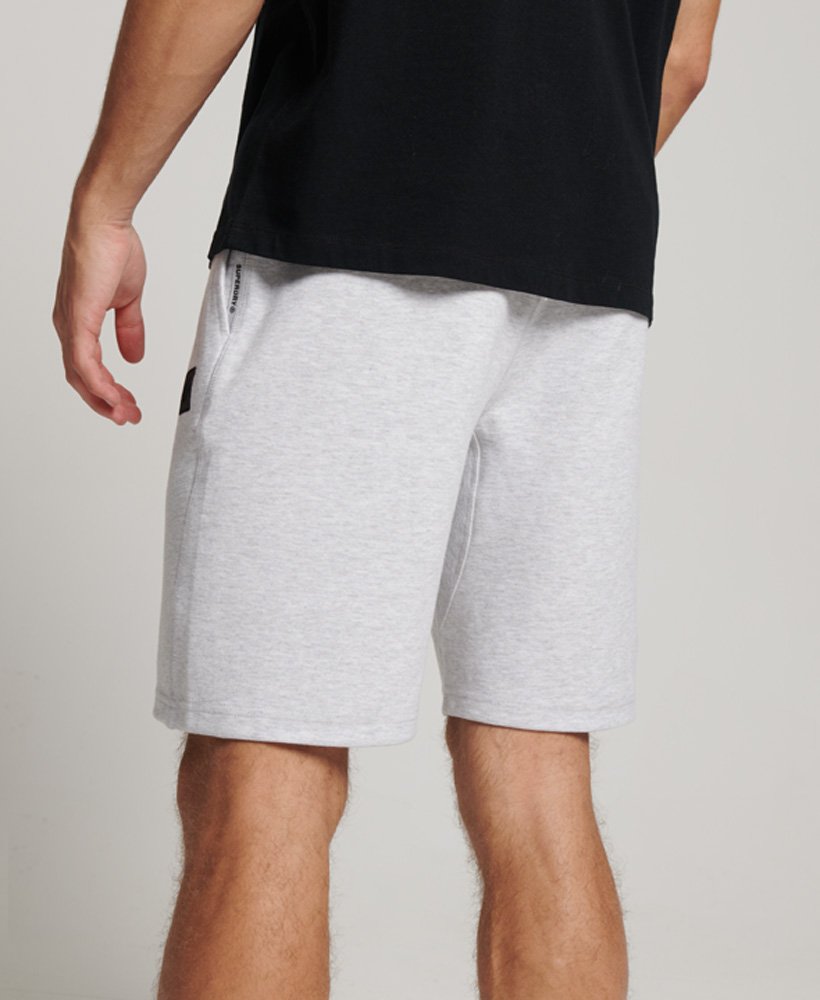 tech shorts in cadet grey marl