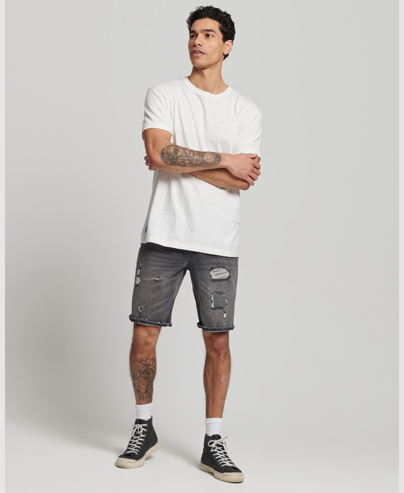 vintage rechte shorts in valley vintage grijs