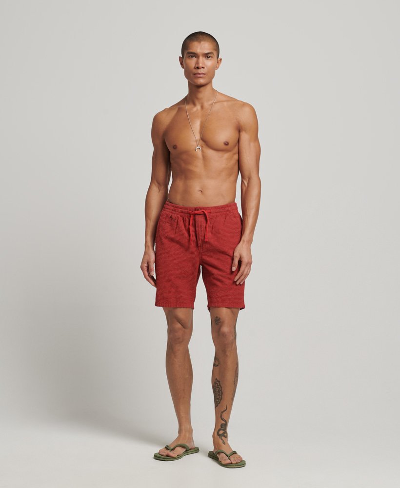 overgeverfde shorts in micro check