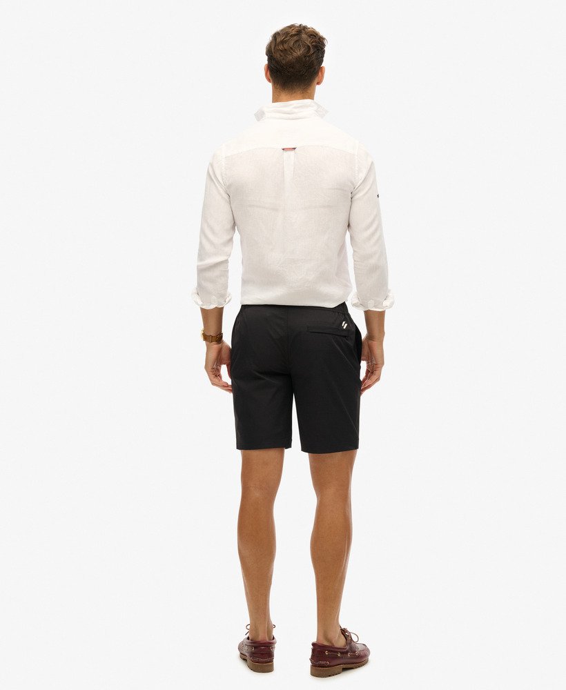 sportieve boardshorts van gerecycled materiaal in zwart