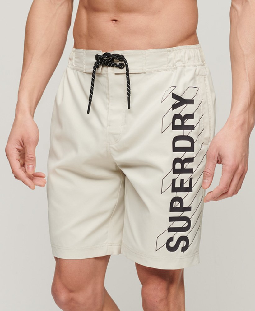 gerecyclede boardshorts van sportswear in pelican beige