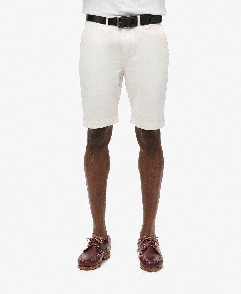 vintage chino shorts in optic