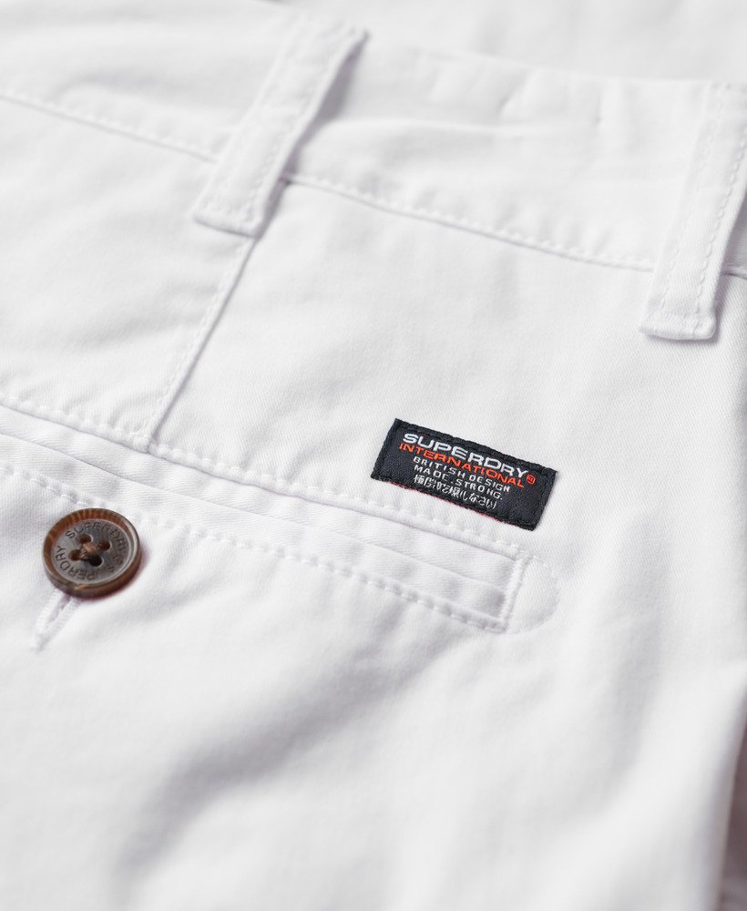 vintage chino shorts in optic
