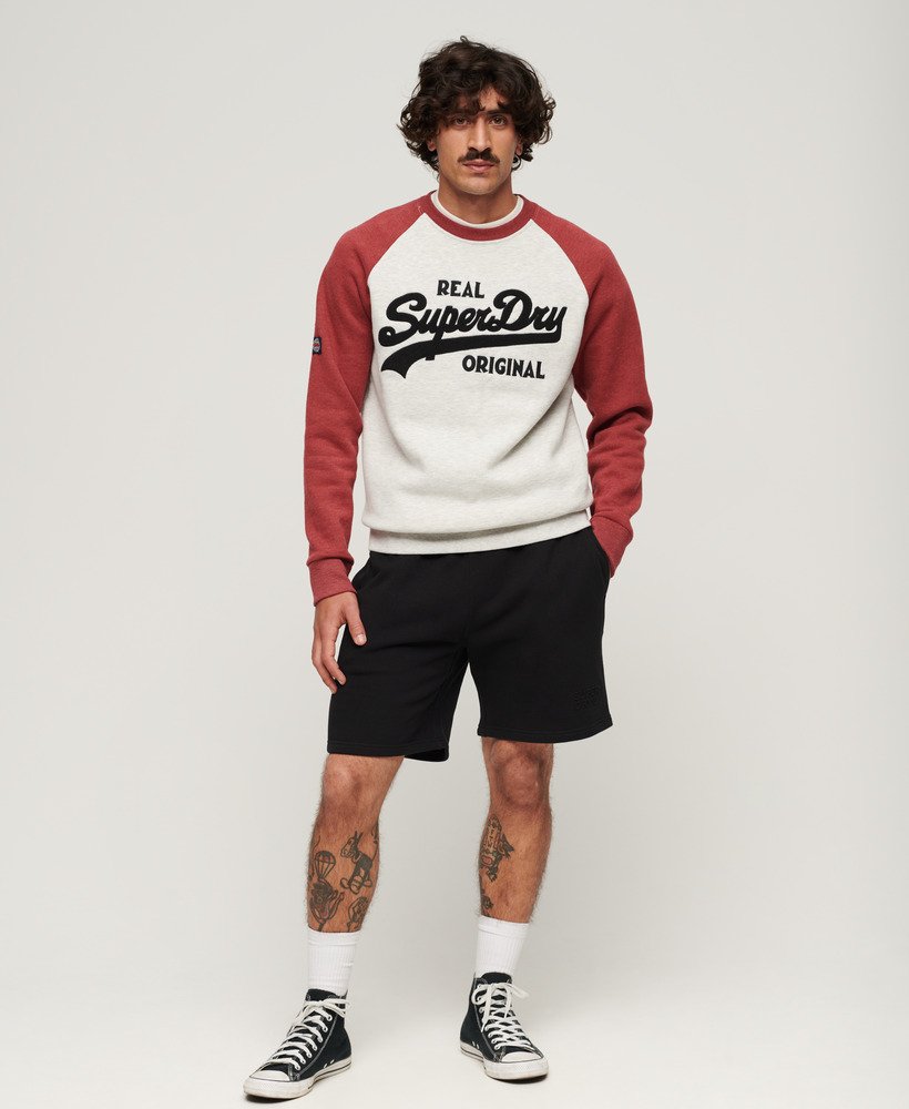 sportieve shorts met reliëfprint in zwart